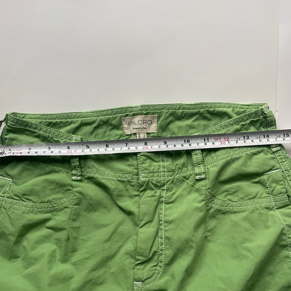 Anthropologie Pilcro Barrel Denim Midi Skirt green size 6 - Picture 6 of 10